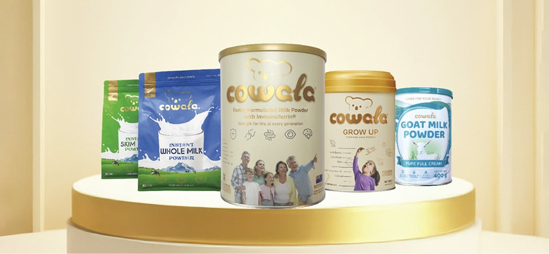 Cowala adult formula product range